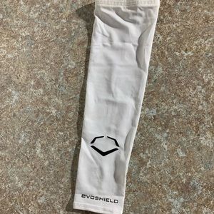 Men’s Evoshield compression arm sleeve L/XL white baseball